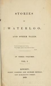 Cover of: Stories of waterloo: and other tales.