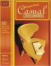 Cover of: Random House Casual Crosswords, Volume 4 (RH Crosswords)