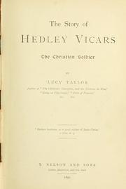 Cover of: The story of Hedley Vicars by Lucy Taylor