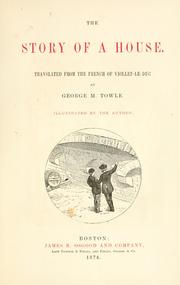 Cover of: The story of a house.