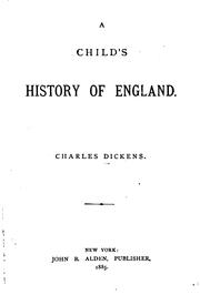 Cover of: A Child's History of England by 