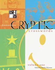 Cover of: Cryptic Crosswords, Volume 1 (RH Crosswords)