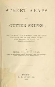 Cover of: Street Arabs and gutter snipes. by George Carter Needham