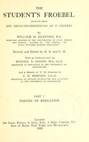 Cover of: The student's Froebel by Friedrich Fröbel