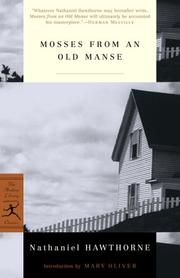 Cover of: Mosses from an old manse by Nathaniel Hawthorne
