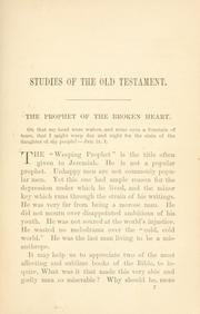 Cover of: Studies of the Old Testament