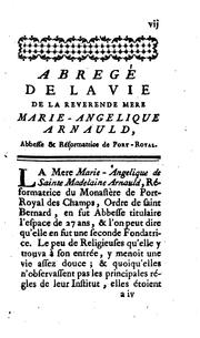 Cover of: Entretiens ou Conferences de la reverende mère Marie-Angelique Arnauld ...