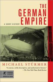 Cover of: The German Empire: A Short History (Modern Library Chronicles)