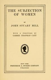 js mill the subjection of women