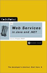 Cover of: CodeNotes for Web Services in Java and .NET (CodeNotes)