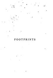 Cover of: Footprints, nature seen on its human side, by Sarah Tytler by Sarah Tytler