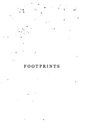 Cover of: Footprints, nature seen on its human side, by Sarah Tytler