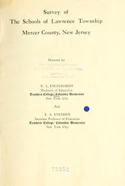 Cover of: Survey of the schools of Lawrence Township, Mercer County, New Jersey