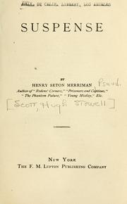 Cover of: Suspense