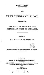 Cover of: The Newfoundland (and Labrador) pilot. [With] Suppl. [and] Admiralty notices to mariners