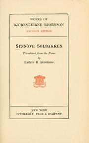 Cover of Synnøve Solbakken