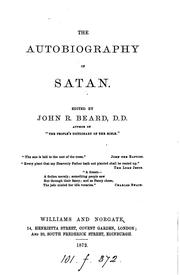 Cover of: The autobiography of Satan