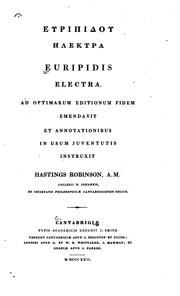 Cover of: Euripides Electra