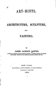 Cover of: Art-hints: Architecture, Sculpture, and Painting