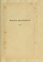 Tabulae phycologicae; oder, Abbildungen der tange by Friedrich Traugott Kützing