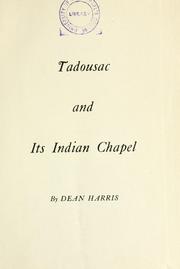 Cover of: Tadousac and its Indian chapel.