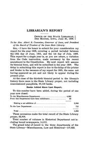 Biennial Report by State Library of Iowa