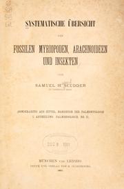 Cover of: Systematische Übersicht der Fossilien Myriopoden, Arachnoideen und Insekten by Samuel Hubbard Scudder