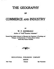 Cover of: The Geography of Commerce and Industry