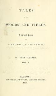 Cover of: Tales of the woods and fields by Anne Caldwell Marsh-Caldwell