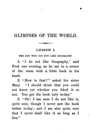 Cover of: Glimpses of the World