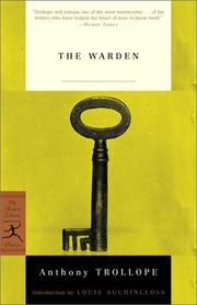 Cover of: The warden by Anthony Trollope
