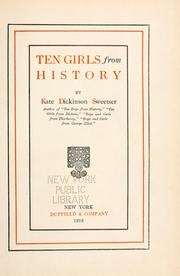 Cover of: Ten girls from history