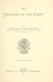 Cover of: The chaplain of the Fleet by Walter Besant