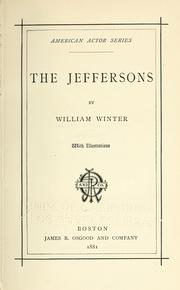 Cover of: The Jeffersons by William Winter