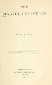 Cover of: The master-Christian. by Marie Corelli