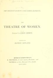 Cover of: theatre of women.