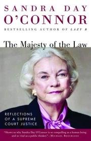 Cover of: The Majesty of the Law: Reflections of a Supreme Court Justice