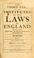 Cover of: The third part of the Institutes of the laws of England