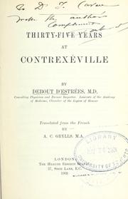 Thirty-five years at Contrexéville by Albert Emile Debout