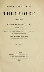 Cover of: Thoukydídou Xyngraphe. by Thucydides