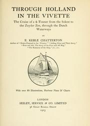 Cover of: Through Holland in the Vivette by E. Keble Chatterton