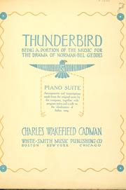 Cover of: Thunderbird: piano suite