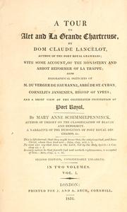 Cover of: A tour to Alet and La Grande Chartreuse