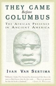 Cover of: They came before Columbus by Ivan Van Sertima