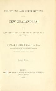 Cover of: Traditions and superstitions of the New Zealanders | Edward Shortland