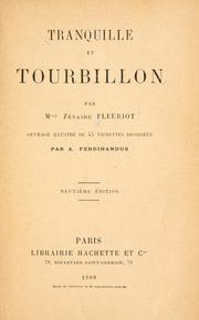 Cover of: Tranquille et tourbillon.