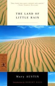 Cover of: The  land of little rain by Mary Austin