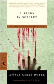 Cover of: A study in scarlet by Arthur Conan Doyle