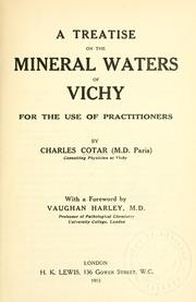 A treatise on the mineral waters of Vichy by Charles Cotar