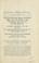 Cover of: The trial, execution, autopsy and mental status of Leon F. Czolgosz, alias Fred Nieman, the assassin of President McKinley.